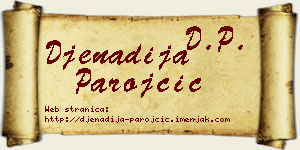 Đenadija Parojčić vizit kartica